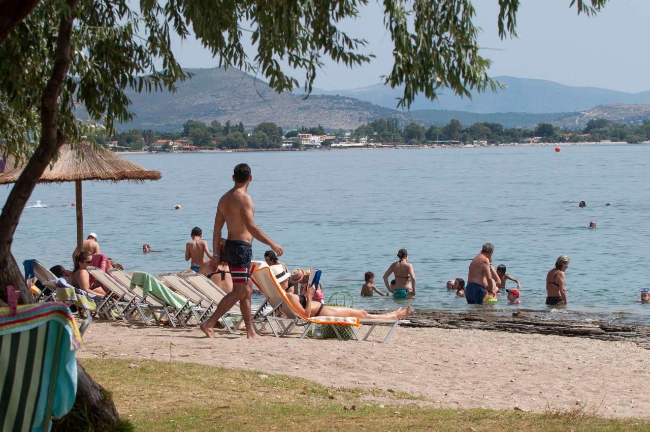 Helios: Charming Beach Home Next To Crystal Waters Nea Makri Bagian luar foto